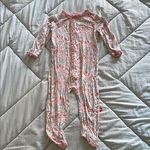 Magnetic Me Floral Pink Kids Onesie